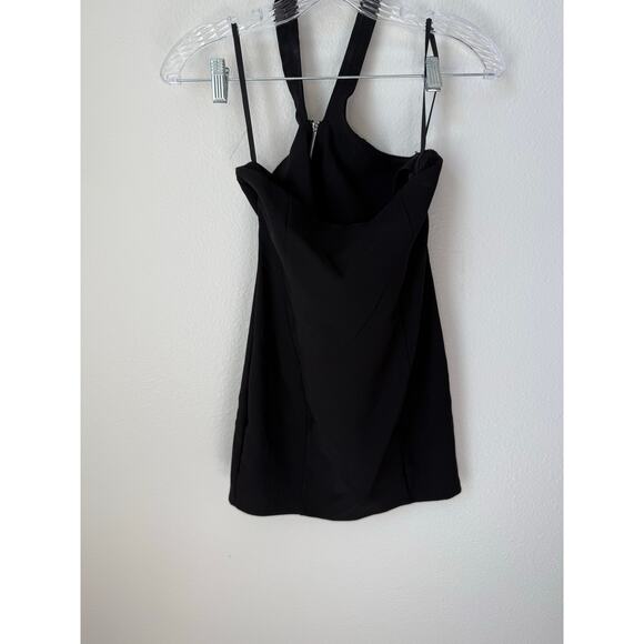 Revolve Superdown Greta Zip Up Dress in Black Size Medium - Picture 4 of 9